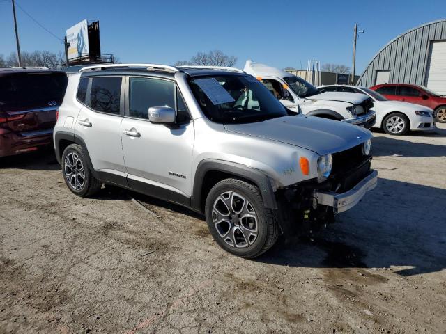 ZACCJADT0FPB52878 - 2015 JEEP RENEGADE LIMITED SILVER photo 4