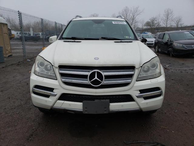 4JGBF7BE5CA786350 - 2012 MERCEDES-BENZ GL 450 4MATIC WHITE photo 5