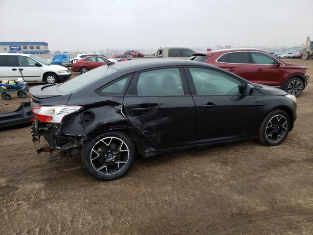 1FAHP3F27CL451749 - 2012 FORD FOCUS SE BLACK photo 3