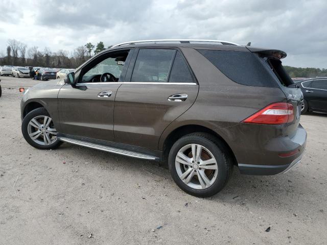 4JGDA5HBXDA114066 - 2013 MERCEDES-BENZ ML 350 4MATIC BROWN photo 2