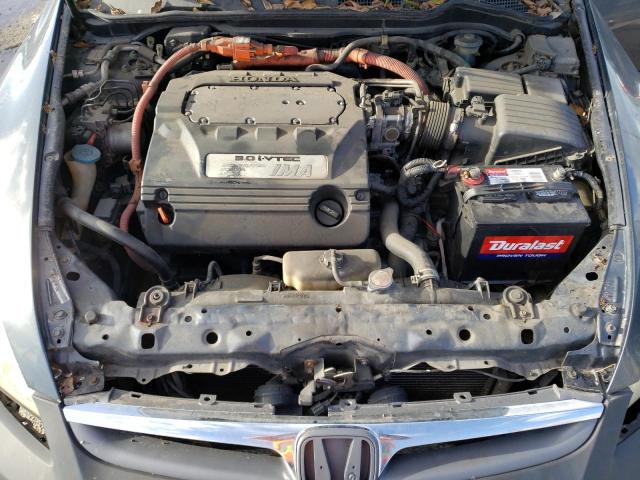 JHMCN36495C016681 - 2005 HONDA ACCORD HYBRID GRAY photo 11