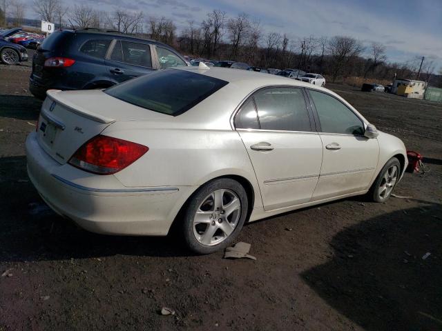 JH4KB16536C002147 - 2006 ACURA RL WHITE photo 3