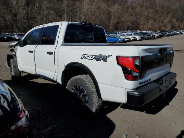 1N6AA1ED6PN111035 - 2023 NISSAN TITAN SV WHITE photo 2