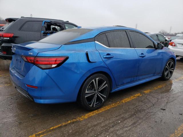 3N1AB8DV3LY309638 - 2020 NISSAN SENTRA SR BLUE photo 3