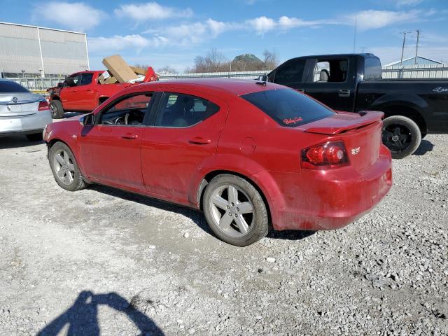 1C3CDZAB1DN605082 - 2013 DODGE AVENGER SE RED photo 2