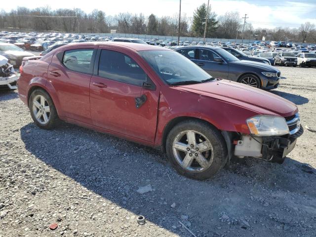 1C3CDZAB1DN605082 - 2013 DODGE AVENGER SE RED photo 4