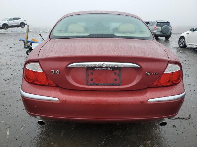 SAJDA01N11FL88719 - 2001 JAGUAR S-TYPE RED photo 6