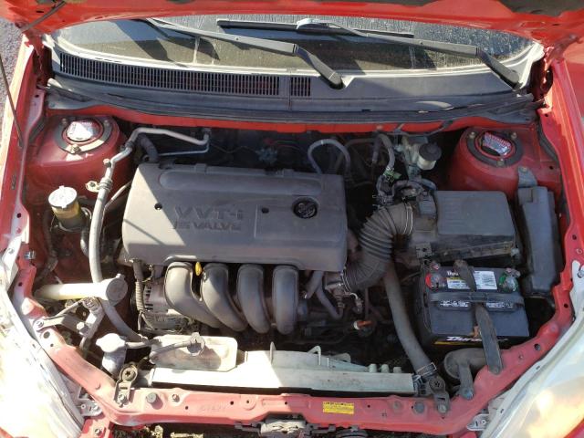 2T1KR32E65C495133 - 2005 TOYOTA COROLLA MA XR RED photo 11
