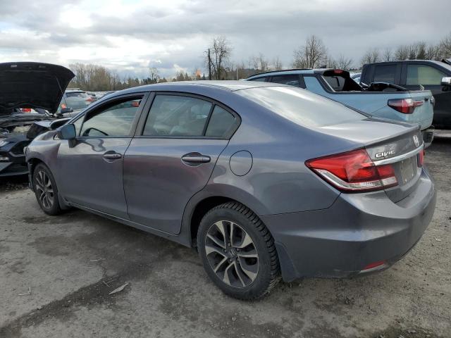 2HGFB2F84FH523105 - 2015 HONDA CIVIC EX GRAY photo 2