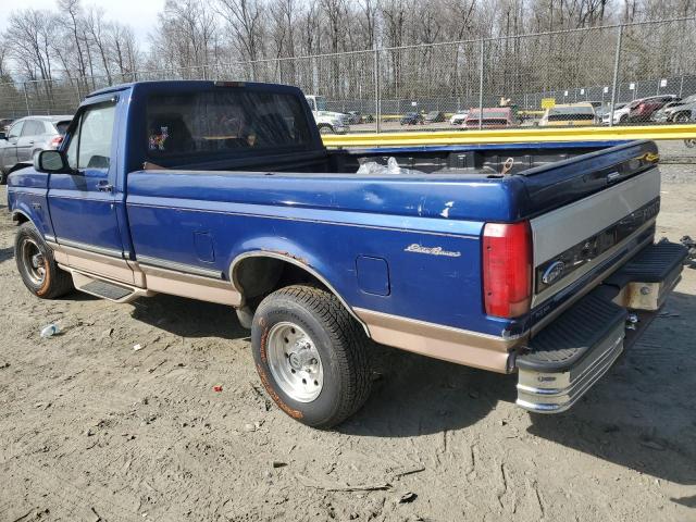 1FTEF15Y6TLA99502 - 1996 FORD F150 BLUE photo 2