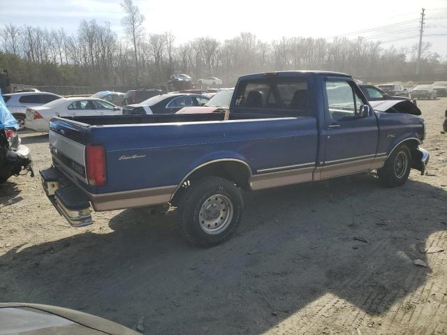 1FTEF15Y6TLA99502 - 1996 FORD F150 BLUE photo 3