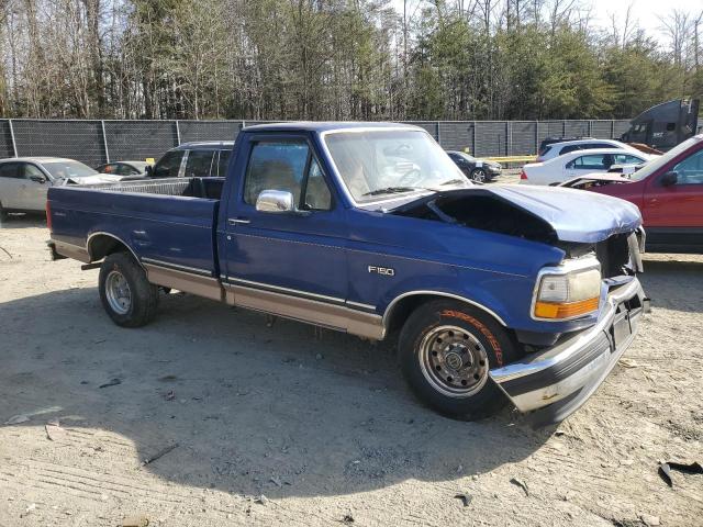 1FTEF15Y6TLA99502 - 1996 FORD F150 BLUE photo 4