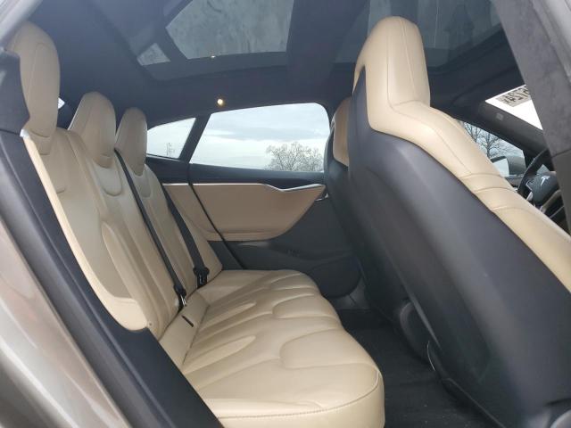 5YJSA1E26FF103357 - 2015 TESLA MODEL S თაფლისფერი ფოტო 10