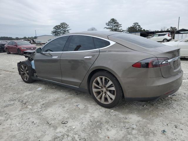 5YJSA1E26FF103357 - 2015 TESLA MODEL S TAN photo 2