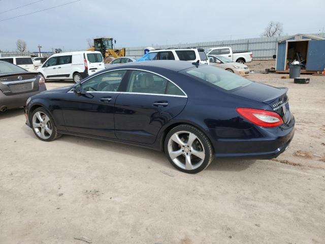 WDDLJ7DB8DA083519 - 2013 MERCEDES-BENZ CLS 550 BLUE photo 2