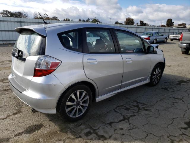 JHMGE8H56CC004120 - 2012 HONDA FIT SPORT SILVER photo 3