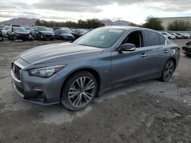 JN1EV7AR3JM443933 - 2018 INFINITI Q50 LUXE GRAY photo 1