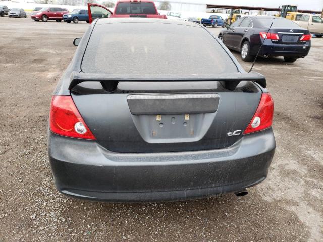 JTKDE167760124992 - 2006 TOYOTA SCION TC ნაცრისფერი ფოტო 6