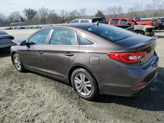 5NPE24AF1FH259151 - 2015 HYUNDAI SONATA SE BROWN photo 2