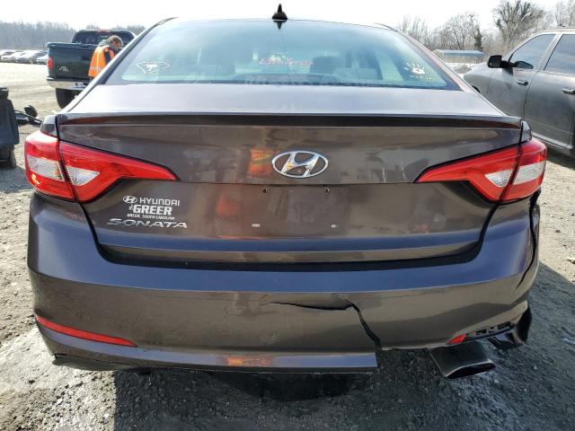 5NPE24AF1FH259151 - 2015 HYUNDAI SONATA SE BROWN photo 6