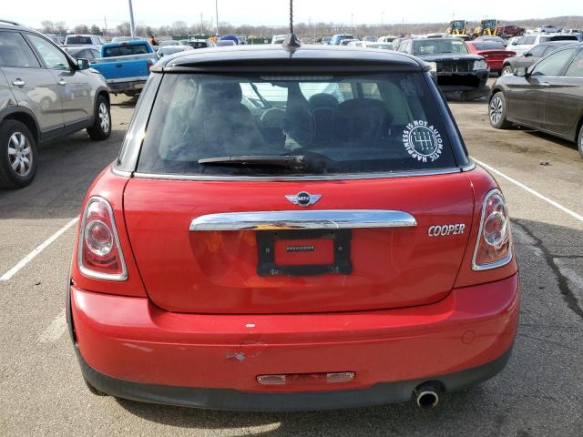 WMWSU3C50DT371621 - 2013 MINI COOPER RED photo 6