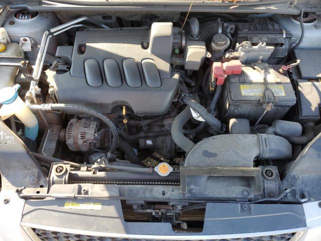 3N1AB6AP9AL711622 - 2010 NISSAN SENTRA 2.0 SILVER photo 11