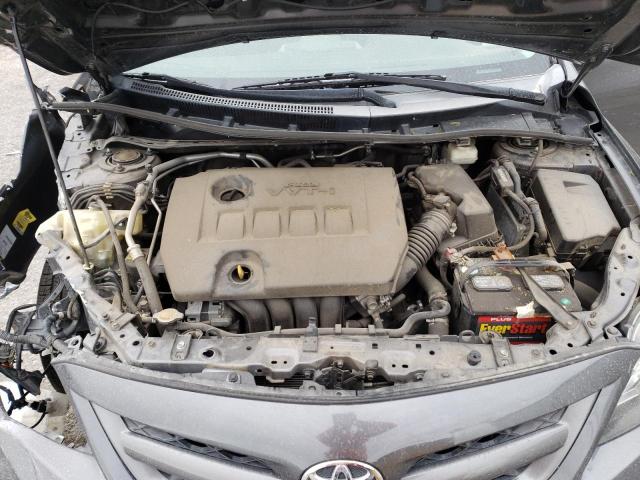 5YFBU4EE9CP039866 - 2012 TOYOTA COROLLA BASE CHARCOAL photo 11