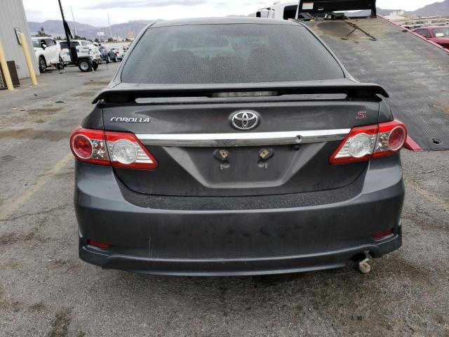 5YFBU4EE9CP039866 - 2012 TOYOTA COROLLA BASE CHARCOAL photo 6