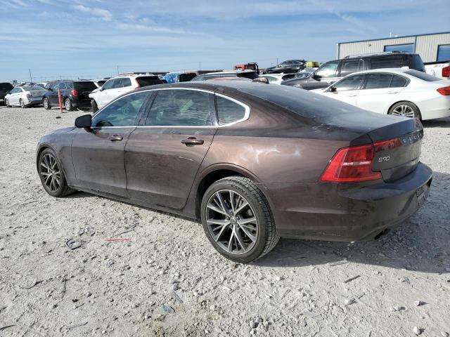 LVY982AK2JP008212 - 2018 VOLVO S90 T5 MOMENTUM BROWN photo 2