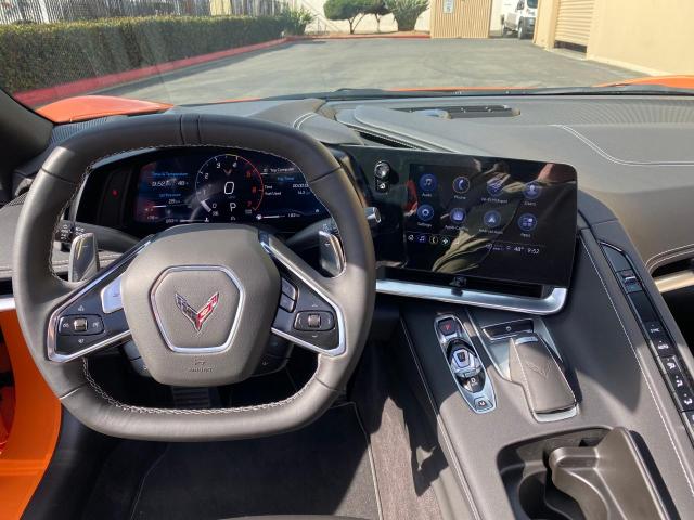 1G1YA3D40P5111927 - 2023 CHEVROLET CORVETTE STINGRAY 1LT ORANGE photo 9