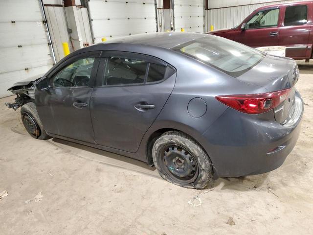 JM1BM1T79G1346824 - 2016 MAZDA 3 SPORT GRAY photo 2