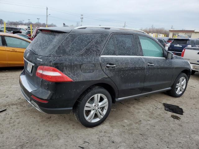 4JGDA5HB7FA551543 - 2015 MERCEDES-BENZ ML 350 4MATIC BLACK photo 3