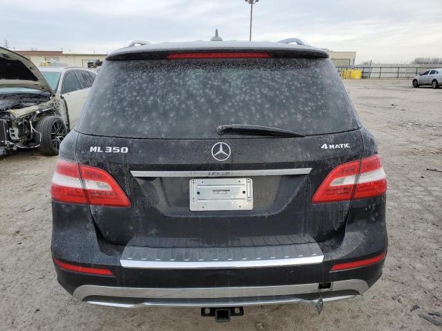 4JGDA5HB7FA551543 - 2015 MERCEDES-BENZ ML 350 4MATIC BLACK photo 6