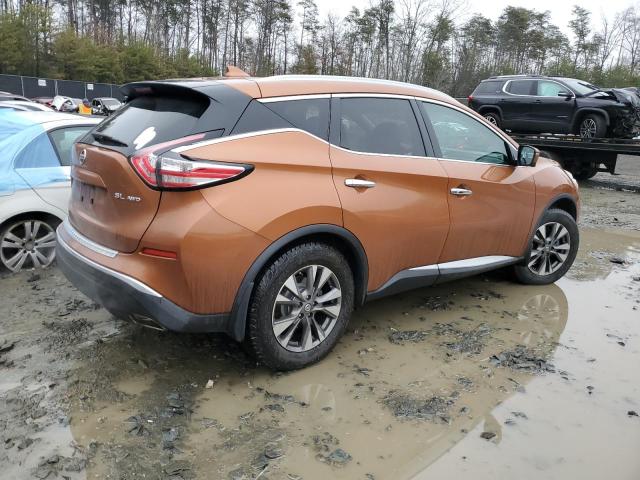 5N1AZ2MH3HN165749 - 2017 NISSAN MURANO S ORANGE photo 3