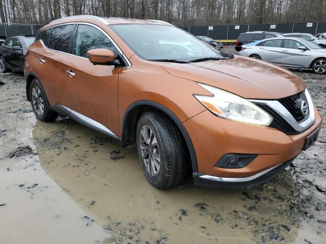 5N1AZ2MH3HN165749 - 2017 NISSAN MURANO S ORANGE photo 4