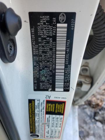 4T1BK3DB0BU396535 - 2011 TOYOTA AVALON BASE 白色 照片 12