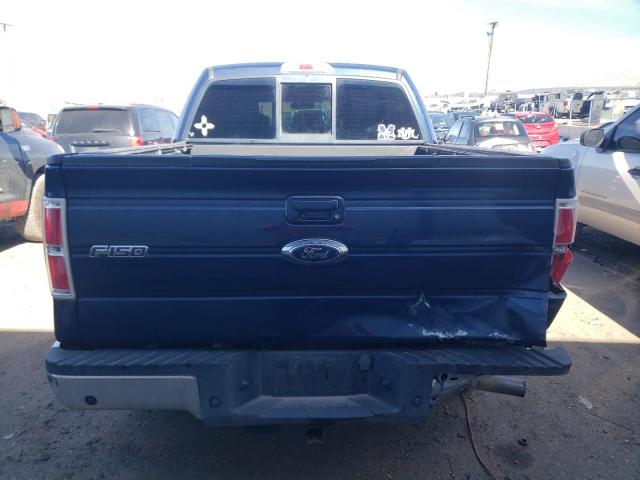 1FTFW1CT2DFD80921 - 2013 FORD F150 SUPERCREW BLUE photo 6