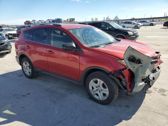 JTMZFREV9FD077305 - 2015 TOYOTA RAV4 LE RED photo 4