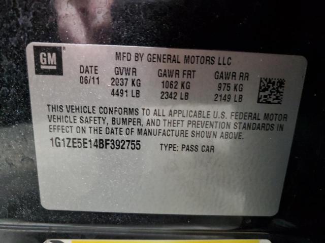 1G1ZE5E14BF392755 - 2011 CHEVROLET MALIBU LTZ Qara foto 13