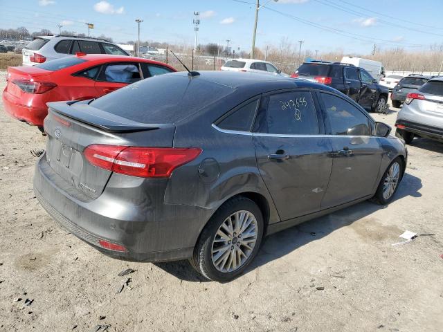 1FADP3J23HL243655 - 2017 FORD FOCUS TITANIUM GRAY photo 3