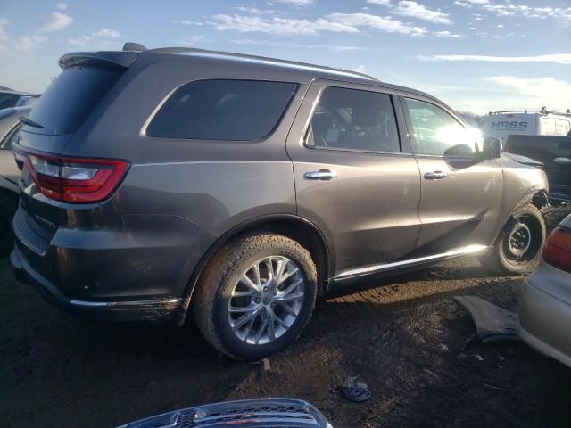 1C4RDJEG3EC598470 - 2014 DODGE DURANGO CITADEL GRAY photo 3