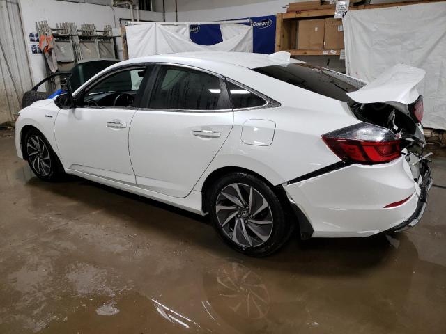 19XZE4F90NE003825 - 2022 HONDA INSIGHT TOURING WHITE photo 2