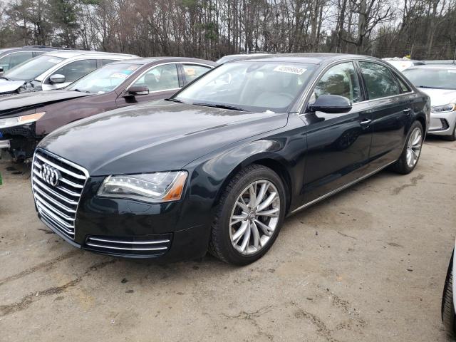 WAURVAFD1BN017241 - 2011 AUDI A8 L QUATTRO BLACK photo 1