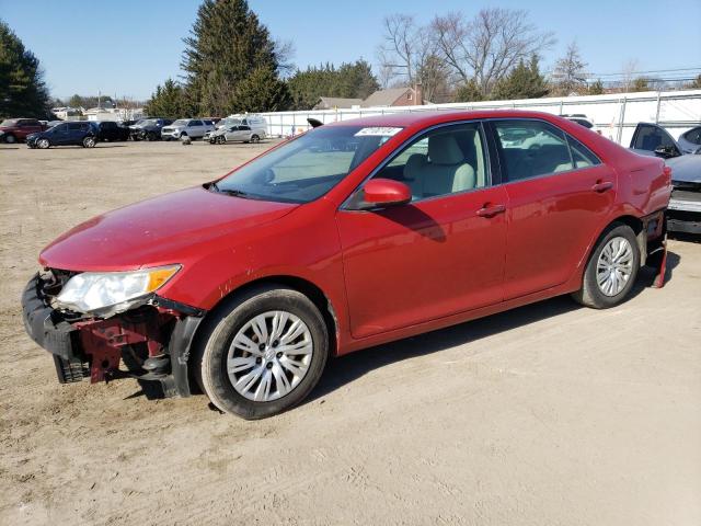 4T4BF1FK1CR176981 - 2012 TOYOTA CAMRY BASE RED photo 1