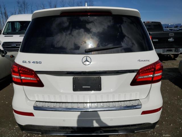 4JGDF6EEXHA880858 - 2017 MERCEDES-BENZ GLS 450 4MATIC WHITE photo 6