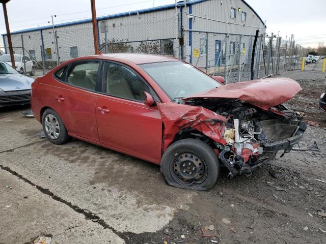 KMHDU4AD8AU842265 - 2010 HYUNDAI ELANTRA BLUE RED photo 4