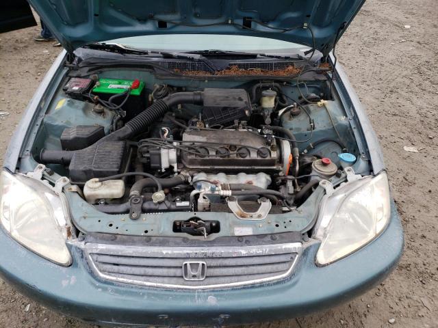 2HGEJ6616YH518404 - 2000 HONDA CIVIC BASE TEAL photo 11