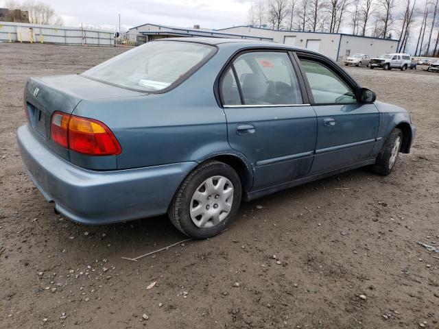 2HGEJ6616YH518404 - 2000 HONDA CIVIC BASE Dəniz mavisi foto 3