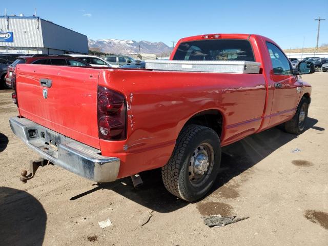 3D7KR26D67G733931 - 2007 DODGE RAM 2500 ST RED photo 3