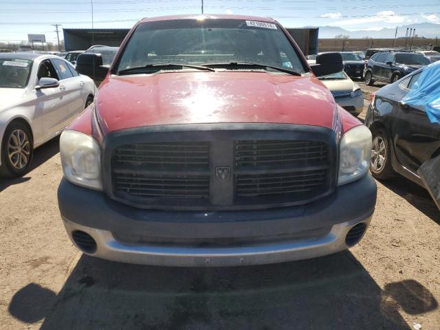 3D7KR26D67G733931 - 2007 DODGE RAM 2500 ST RED photo 5